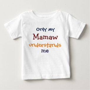 Bebé Sólo mi mamá me entiende la camiseta de mi hijo