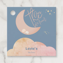 Bebé soñado sobre las etiquetas de Baby Shower de 