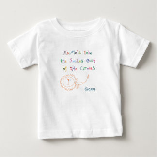 Bebé "Sonríe" la camiseta del niño de la campaña del