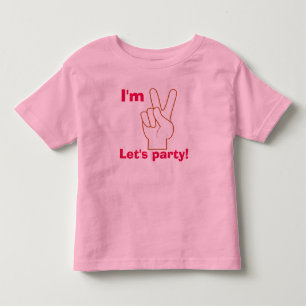 Bebé Soy el fiesta de los dos - Camiseta pequeña