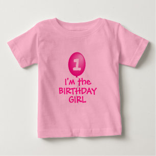 Bebé Soy la camiseta de CHICA de cumpleaños