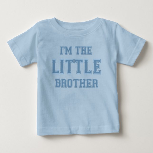 Bebé Soy la camiseta de Little Brother (Anverso)