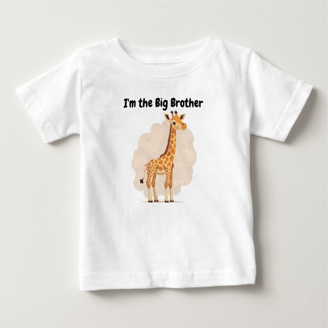 Bebé Soy la camiseta para niños pequeños de Big Brother (Anverso)