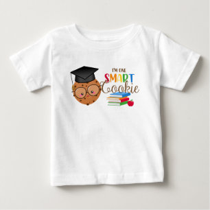 Bebé Soy una camiseta inteligente de cookie