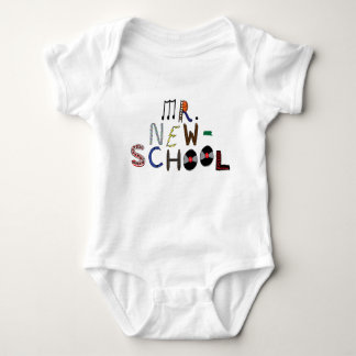 Bebé Sr New-School Font Jersey Bodysuit
