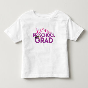 Bebé Srta. Pre School Graduate - camiseta de Lil de la