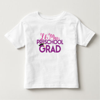 Bebé Srta. Pre School Graduate - camiseta de Lil de la