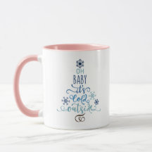 Bebé su taza exterior fría