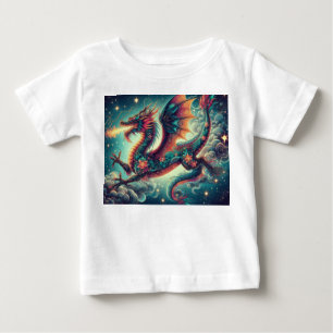 Bebé Sueños de dragón: Camiseta para niños con palo cap