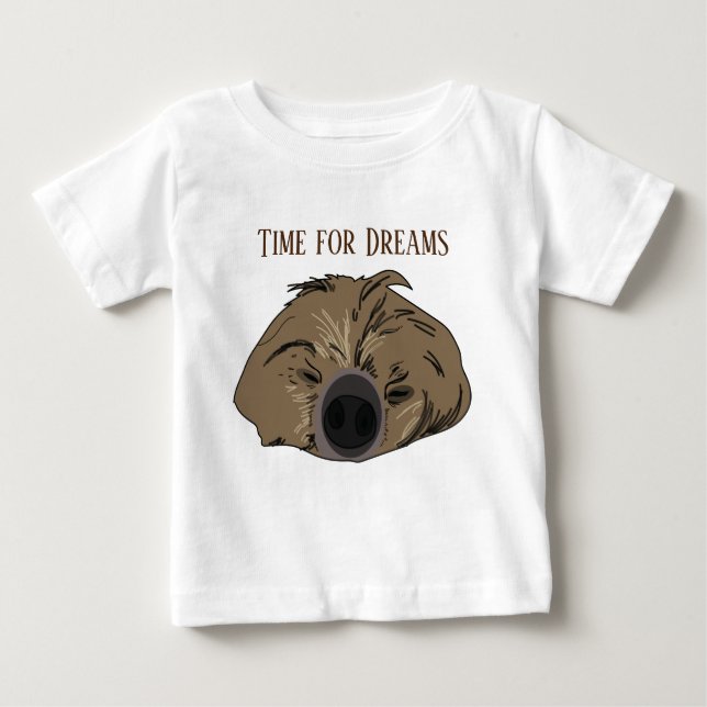 Bebé Tiempo eslovaco de arte para la camiseta de Dreams (Anverso)
