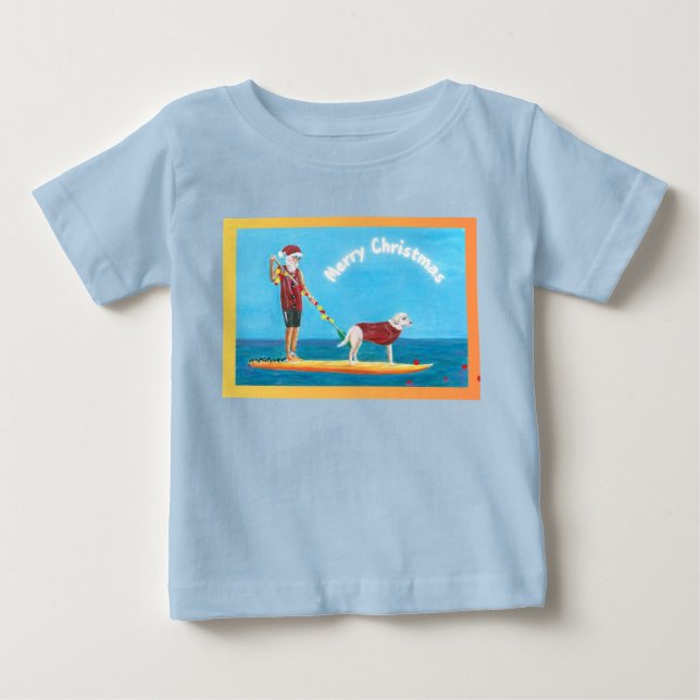 Bebé Toddler vivos Navidades de impresión camiseta (Anverso)
