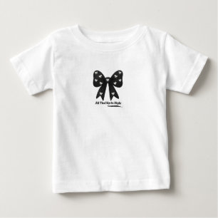 Bebé Todo Atado Con Estilo – Camiseta De Lazo Minimalis