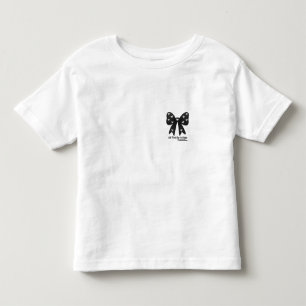 Bebé Todo Atado Con Estilo – Camiseta De Lazo Minimalis