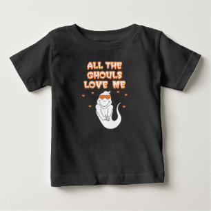 Bebé Todos los demonios me aman la camiseta de manga la