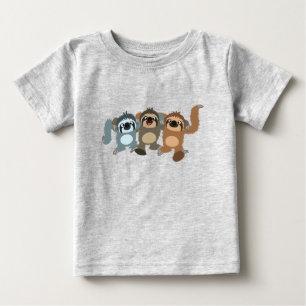 Bebé Tres tragamonedas de Personalizado lindo Camiseta