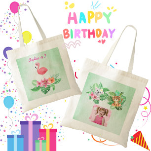 Bebé tropical animado por los niños bolsos por fav