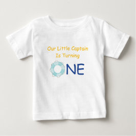 Bebé Una camiseta de pequeño capitán