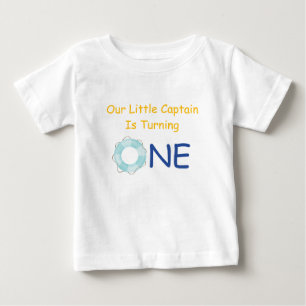 Bebé Una camiseta de pequeño capitán