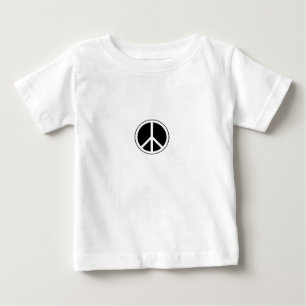 Bebé Una camiseta del signo de la paz