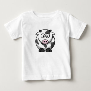 Bebé Una graciosa camiseta de vaca