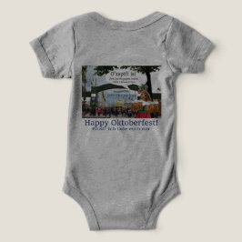 bebé una pieza. ¡Feliz festival Oktoberfest! jiraf
