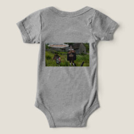 bebé una pieza feliz pavo de acción de gracias