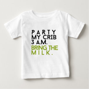 Bebé Vaya de fiesta mi camiseta del pesebre 3AM