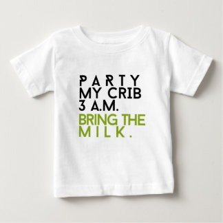 Bebé Vaya de fiesta mi camiseta del pesebre 3AM