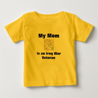 Bebé Veterano de Iraq de la camiseta del día de