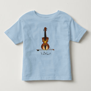 Bebé ViOWL en la camiseta de un niño con música de b