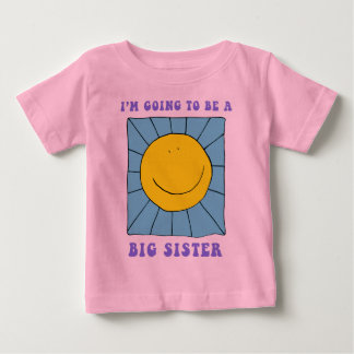 Bebé Voy a ser una gran camiseta de hermana