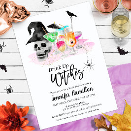 Bebe Whitches Bridal Shower Invitaciones