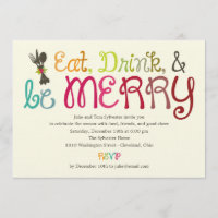 Bebe y bebe una invitación para una fiesta de feri