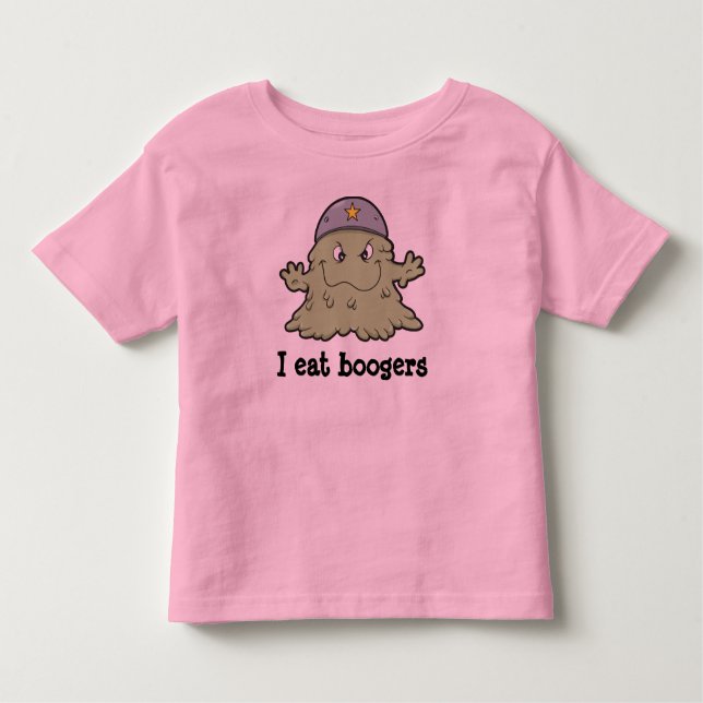 Bebé Yo como la camiseta de los boogers para los niños (Anverso)