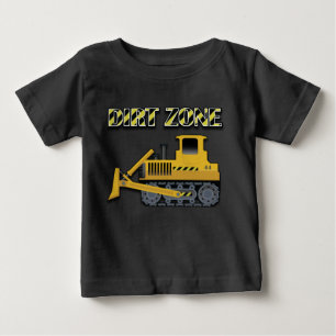 Bebé Zona de suciedad (bulldozer) -  de camiseta de Ba