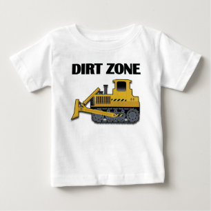 Bebé Zona de suciedad (bulldozer) -  de camiseta de Ba
