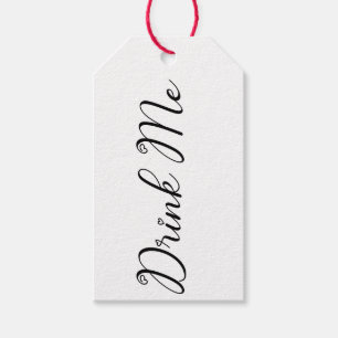“Bébeme” Etiqueta de regalo inspirada en Alicia en