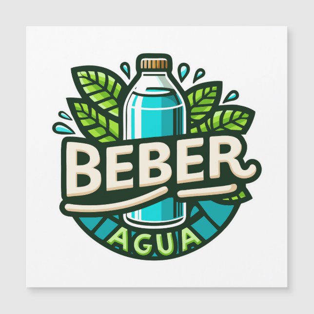 Beber agua (Anverso)