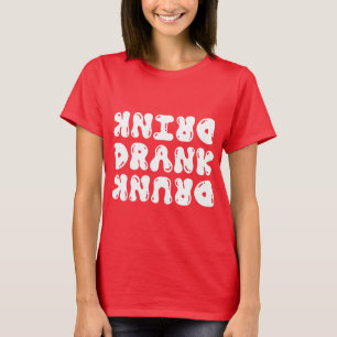 Beber camiseta borracha Fiesta de Navidades