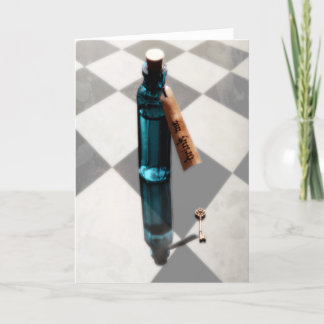 BEBER LA Tarjeta De Saludo De Wonderland