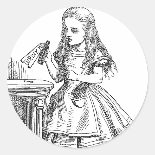 Beber mi Pegatina (Anverso)