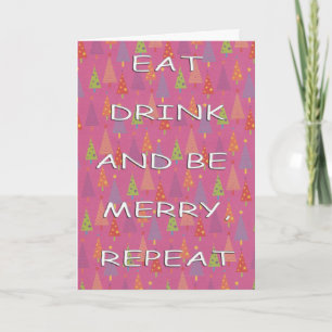 Beber repetir árboles de Navidad
