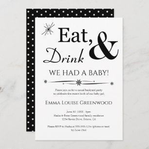 Beber Tomamos Un Fiesta Casual De Invitación Para