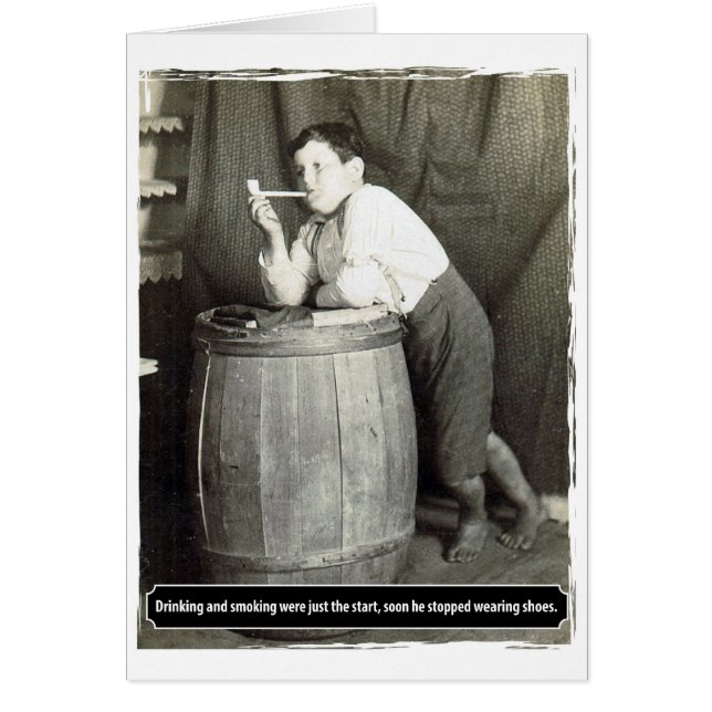 Beber y fumar fueron sólo el comienzo (Frente)