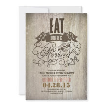 Beber y ser una invitación a la boda