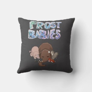 Bebés de la hormiga de la cruz tiran almohada