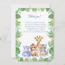 Bebés de selva tropical Gracias