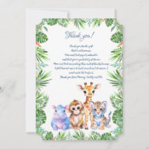 Bebés de selva tropical Gracias