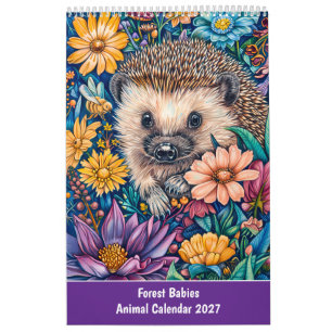 Bebés del bosque – Calendario de animales