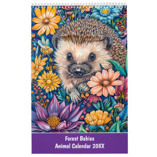 Bebés del Bosque – Calendario de Animales 2026